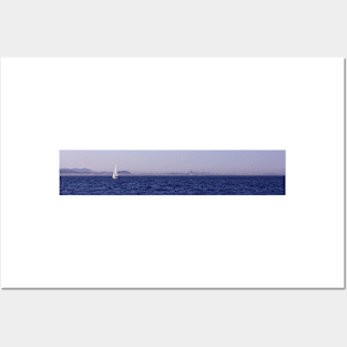 Sailing in San Francisco Bay. Panorama. 2011 Posters and Art